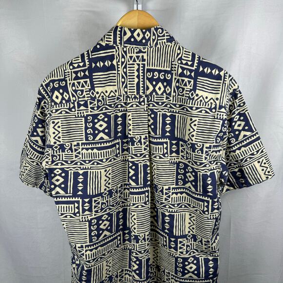 Orvis Short Sleeve 100% Cotton Button Up Pattern Shirt Men's Size Medium - Picture 6 of 6